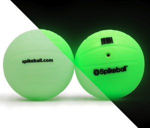 Lysande spikeball bollar